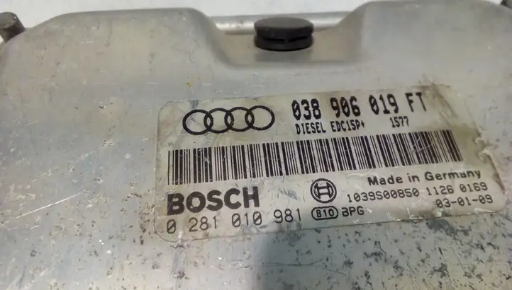Audi A3/S3 8L (2000 - 2003) 038906019FT Блок управления двигателем (ЭБУ) — фото 4