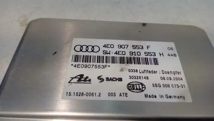 Audi A8 S8 D3 4E (2005 - 2007) 4E0907553F Блок управления подвеской — фото 4
