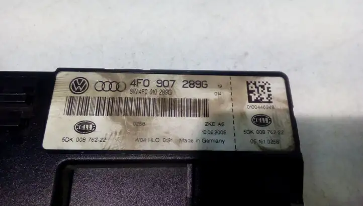 Audi A6 S6 C6 4F (2004 - 2008) 4F0907289G Модуль комфорта — фото 2