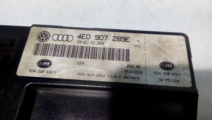 Audi A8 S8 D3 4E (2007 - 2010) 4E0907289E Модуль комфорта — фото 2