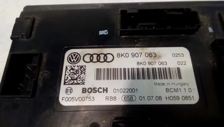 Audi A4 S4 B8 8K (2007 - 2011) 8K0907063 Модуль комфорта — фото 2
