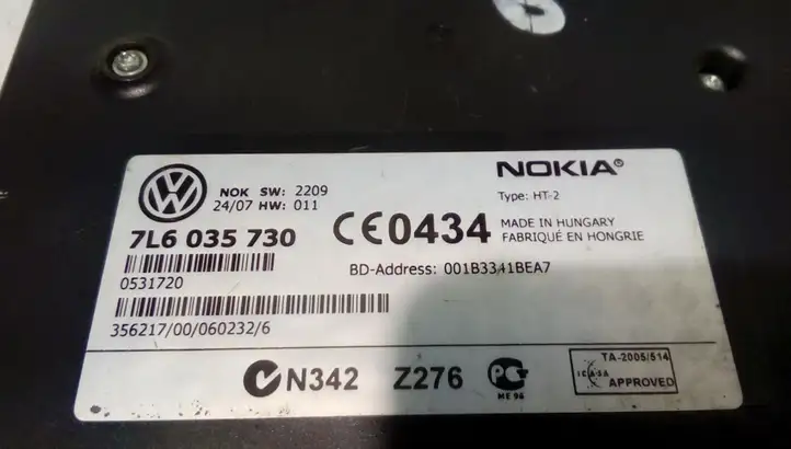 Volkswagen PASSAT B6 (2005 - 2010) 7L6035730 Блок GSM — фото 4