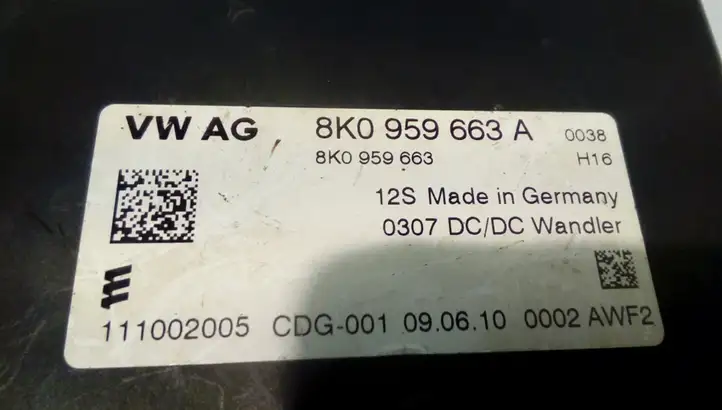 Volkswagen PASSAT B6 (2005 - 2010) 89K0959633A Преобразователь напряжения — фото 4