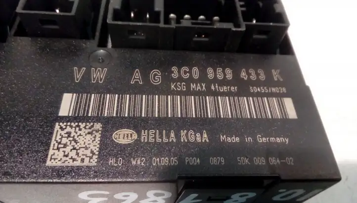 Volkswagen PASSAT B6 (2005 - 2010) 3C0959433K Модуль комфорта — фото 3