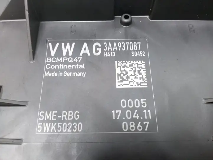 Volkswagen PASSAT B7 (2011 - 2014) 3AA937087 Модуль комфорта — фото 2