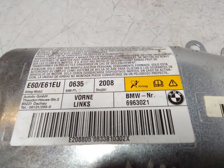 BMW 5 E60 E61 (2004 - 2010) 6963021 Подушка безопасности двери — фото 2