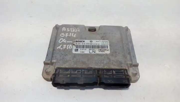 Opel Astra G (1998 - 2004) 0281010859 Блок управления двигателем (ЭБУ) — фото 1