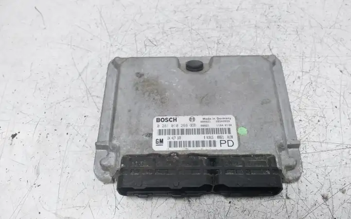 Opel Zafira A (1999 - 2003) 0281010268 Блок управления двигателем (ЭБУ) — фото 1