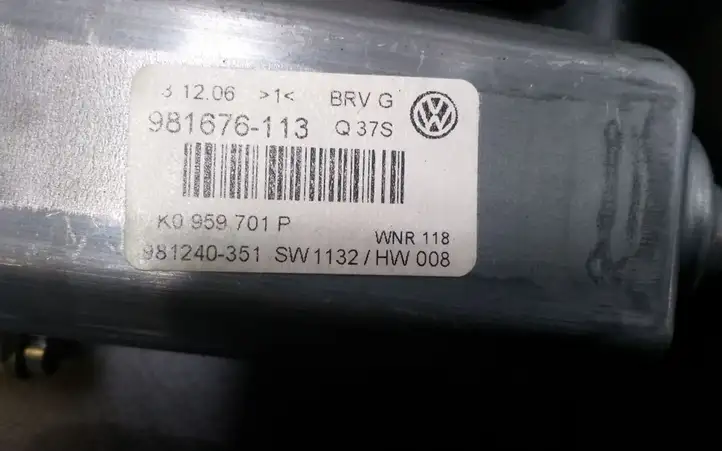 Volkswagen PASSAT B6 (2005 - 2010) 3C2837755G Электростеклоподъемник передний (комплект) — фото 3