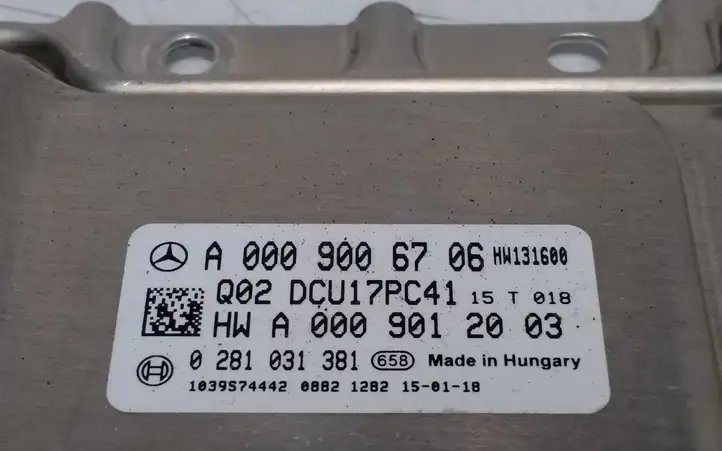 Mercedes-Benz C W205 (2014 - 2021) A0009006706 Блок управления системой выбросов — фото 2