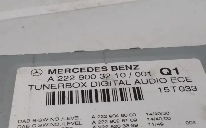 Mercedes-Benz C W205 (2014 - 2021) A2229003210 Усилитель звука — фото 2