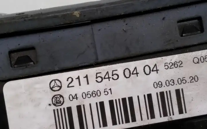 Mercedes-Benz E W211 (2002 - 2009) 2115450404 Включатель фонарей — фото 3