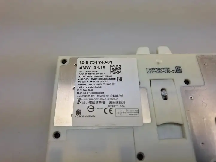 BMW X2 F39 (2018 - 2022)  8734740 Модуль «Bluetooth»