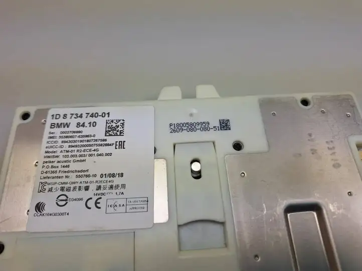 BMW X2 F39 (2018 - 2022)  8734740 Модуль «Bluetooth»