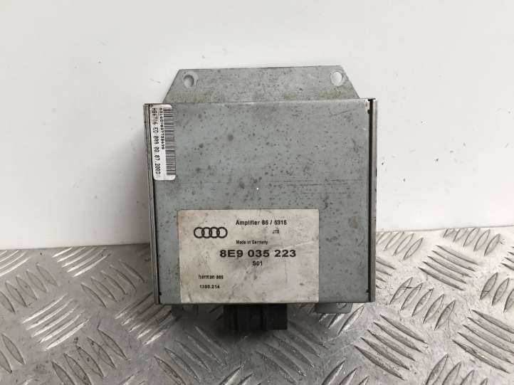 8E9035223 Audi A4 S4 B6 8E 8H Garso stiprintuvas