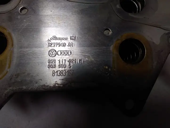 Audi A6 S6 C6 4F (2004 - 2008) 059117021H Кронштейн масляного фильтра — фото 6