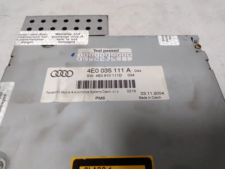 Audi A6 S6 C6 4F (2004 - 2008) 4E0035111A CD/DVD чейнджер — фото 3
