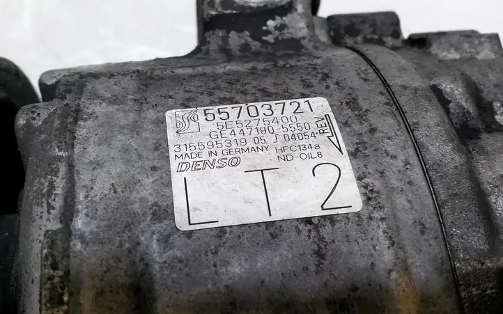 Opel Corsa D (2006 - 2010) 55703721 Компрессор (насос) кондиционера воздуха — фото 6