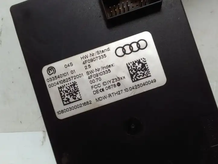 Audi A6 S6 C6 4F (2004 - 2008) 4F0907335 Блок бесключевого доступа — фото 3