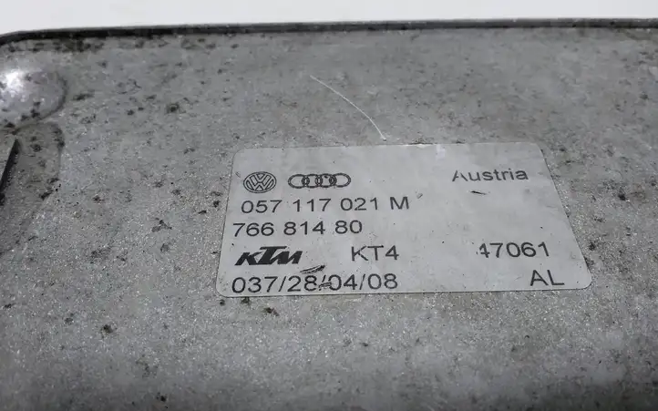 Audi A8 S8 D3 4E (2007 - 2010) 057117021M Кронштейн масляного фильтра — фото 4