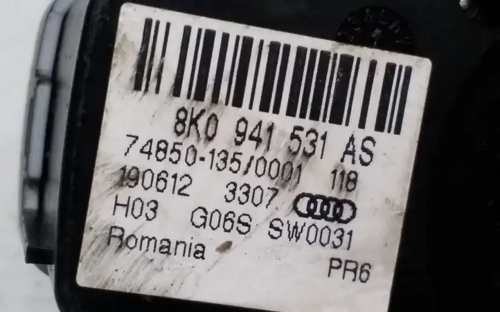 Audi A4 S4 B8 8K (2011 - 2015) 8K0941531 Включатель фонарей — фото 3