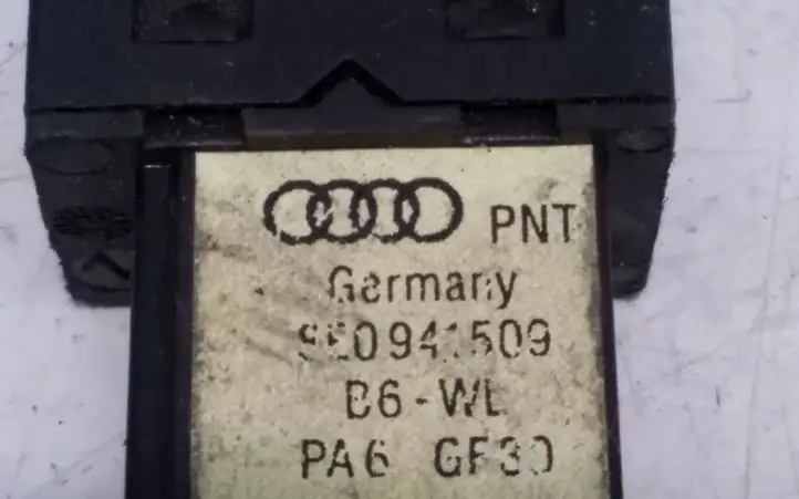 Audi A4 S4 B7 8E 8H (2004 - 2009) 9E0941509 Включатель аварийных фонарей — фото 2