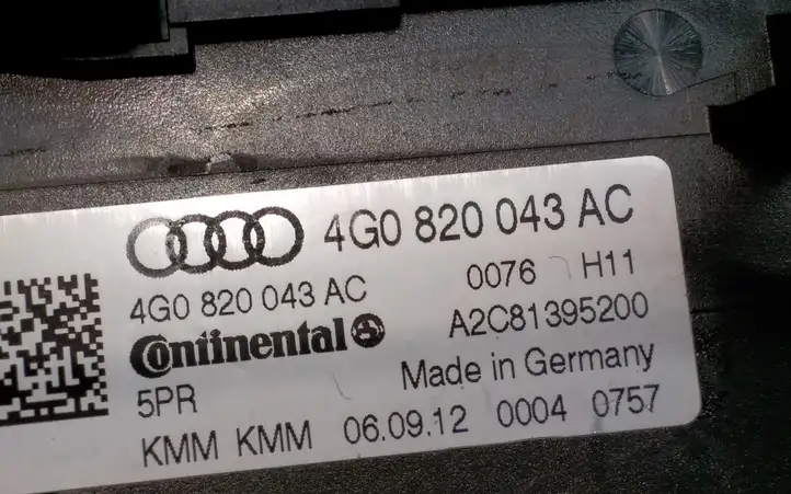 Audi A7 S7 4G (2010 - 2014) 4G0820043AC Блок управления климат-контролем — фото 4