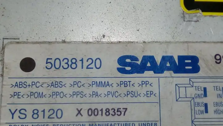 Saab 9-5 (1998 - 2005) 5038120 Магнитола / мультимедийная система — фото 5