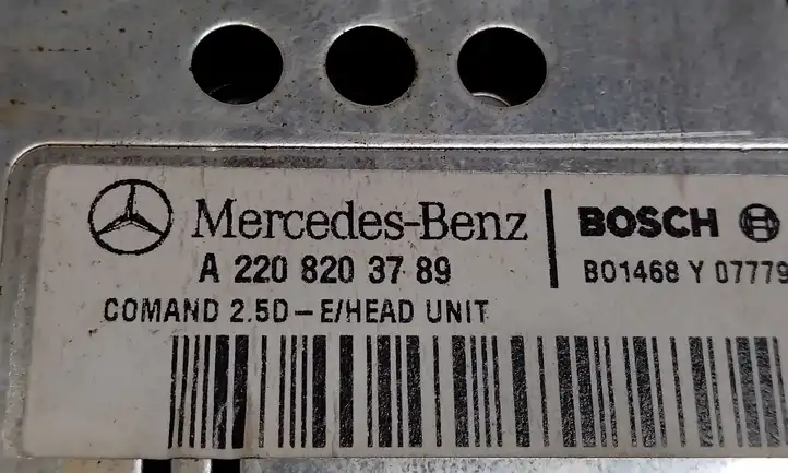 Mercedes-Benz S W220 (1998 - 2006) A2208203789 Магнитола / мультимедийная система — фото 3