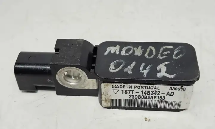 Ford Mondeo Mk III (2000 - 2007) 1S7T14B342 Датчик удара SRS — фото 1