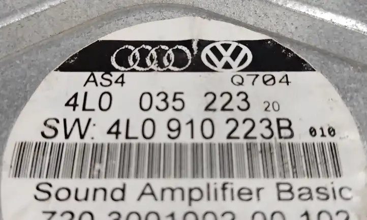 Audi Q7 4L (2005 - 2009) 4L0035223 Усилитель звука — фото 3
