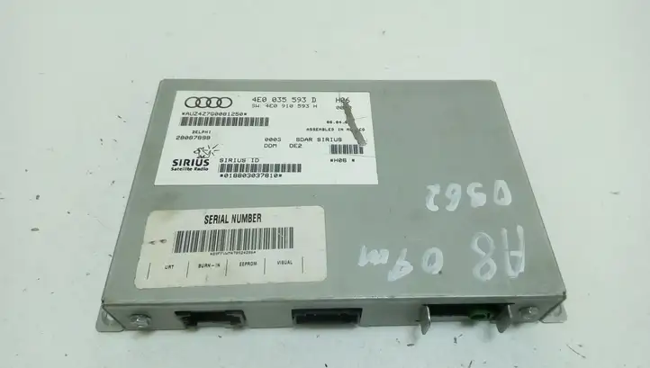 Audi A8 S8 D3 4E (2005 - 2007) 4E0035593 Контроллер мультимедийной системы — фото 1