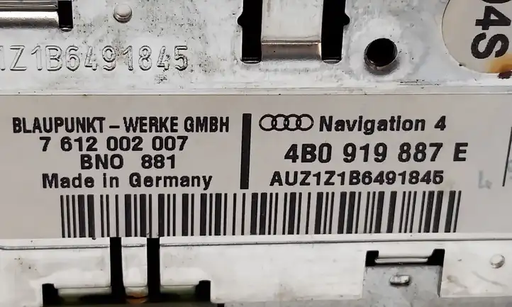 Audi A6 S6 C6 4F (2004 - 2008) 4B0919887 CD/DVD чейнджер — фото 3