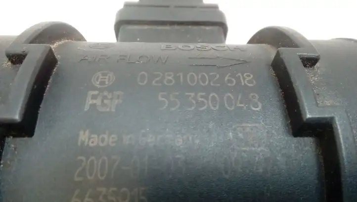 Opel Astra H (2004 - 2009) 0281002618 Датчик массового расхода воздуха — фото 3