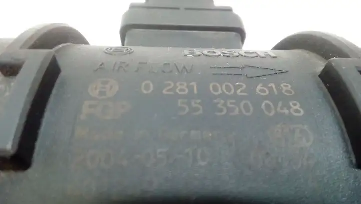 Opel Astra H (2004 - 2009) 0281002618 Датчик массового расхода воздуха — фото 4