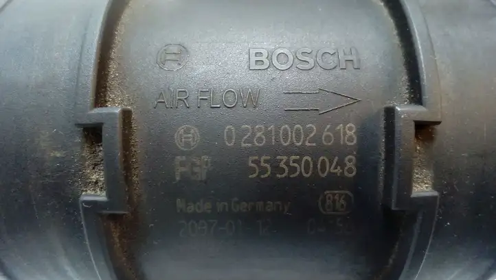Opel Astra H (2004 - 2009) 0281002618 Датчик массового расхода воздуха — фото 4