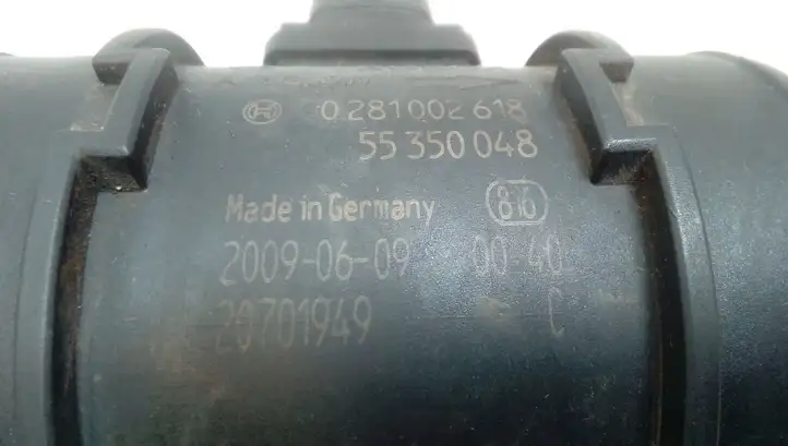 Opel Astra H (2004 - 2009) 0281002618 Датчик массового расхода воздуха — фото 5
