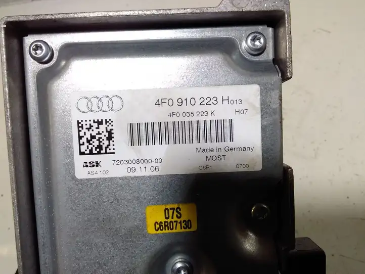 Audi A6 Allroad C6 (2006 - 2008) 4F0910223H Усилитель звука — фото 4