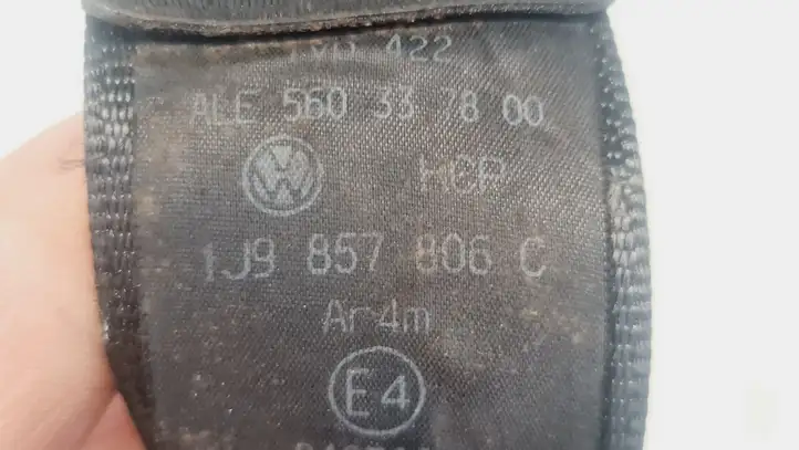 Volkswagen Golf IV (1998 - 2005) 1J9857806C Задний ремень безопасности — фото 4