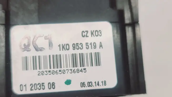 Volkswagen Touran I (2003 - 2010) 1K0953519A Переключатель стеклоочистителей — фото 3