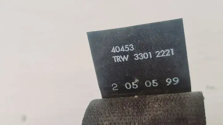 Opel Astra G (1998 - 2004) 09153492 Задний ремень безопасности — фото 3
