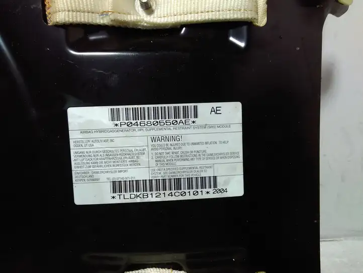 Chrysler Pacifica (2003 - 2008) P04680550AE Коленная подушка безопасности — фото 2