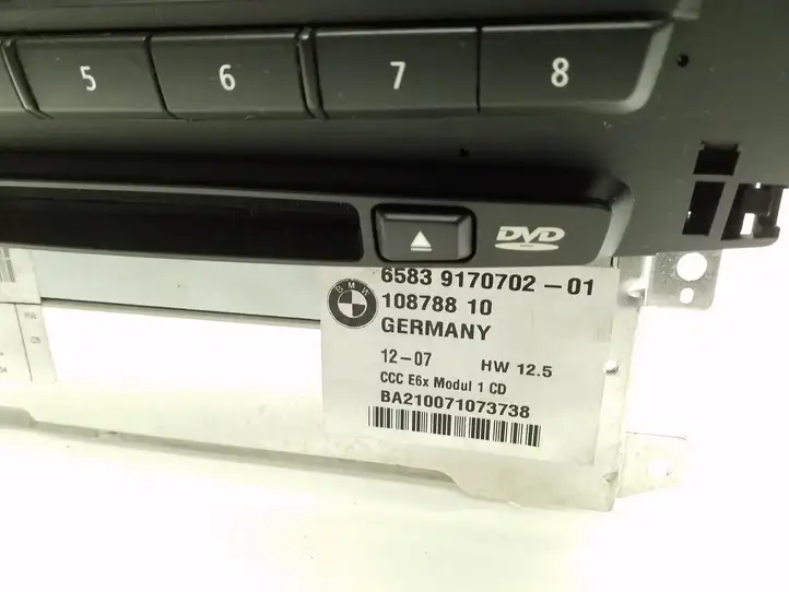 BMW 5 E60 E61 (2004 - 2010) 6853917070201 Магнитола / мультимедийная система — фото 3