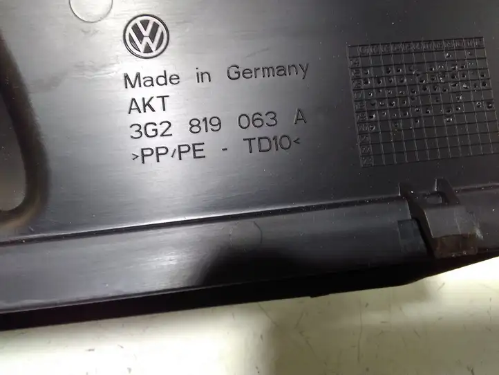 Volkswagen PASSAT B8 (2015 - ) 3G2819063A Воздуховоды системы отопления/климатики — фото 4