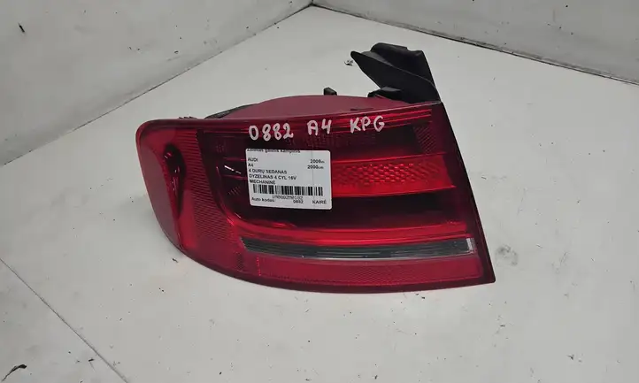 Audi A4 S4 B8 8K (2007 - 2011) 8K5945095D Задний фонарь в кузове — фото 1