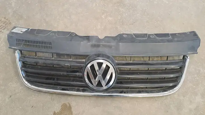 Volkswagen Transporter - Caravelle T5 (2003 - 2009) 7H5807101 Верхняя решетка радиатора — фото 1