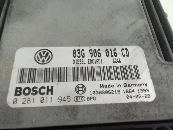 Volkswagen Touran I (2003 - 2010) 03G906016CD Блок управления двигателем (ЭБУ) — фото 5