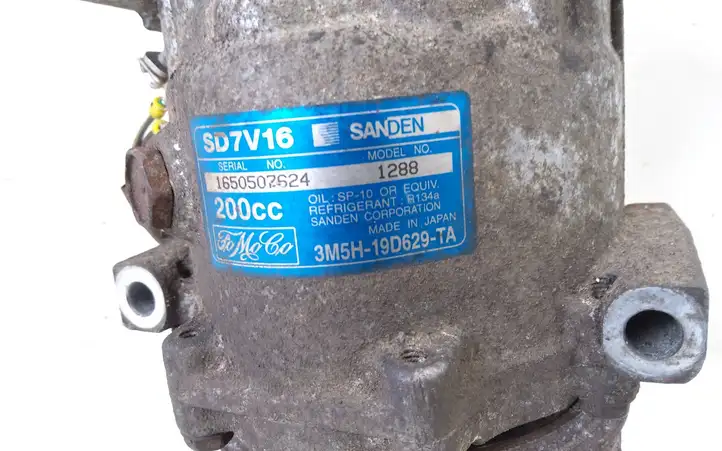 Volvo V50 (2008 - 2012) 3M5H19D629TA Компрессор (насос) кондиционера воздуха — фото 2
