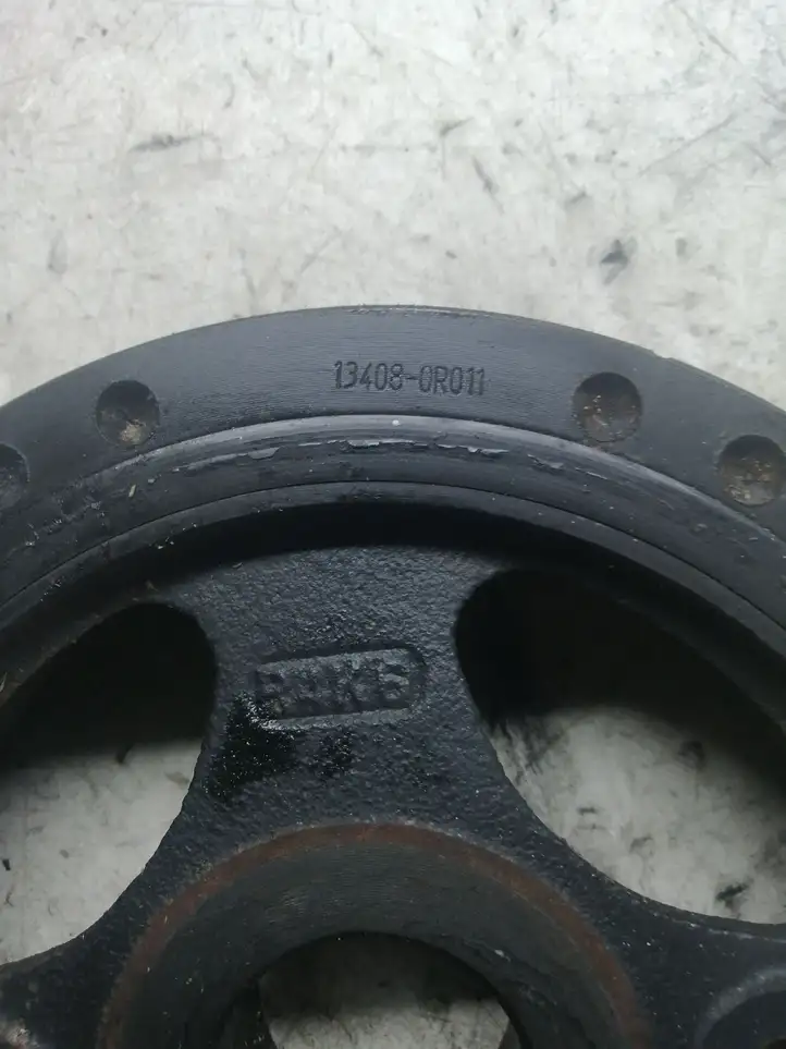 Toyota Corolla Verso AR10 (2004 - 2009) 134080R011 Шкив коленчатого вала — фото 2