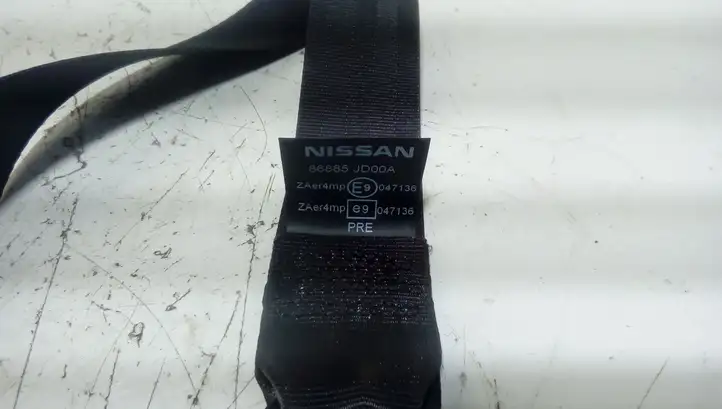 Nissan Qashqai (2010 - 2013) 86885JD00A Передний ремень безопасности — фото 5